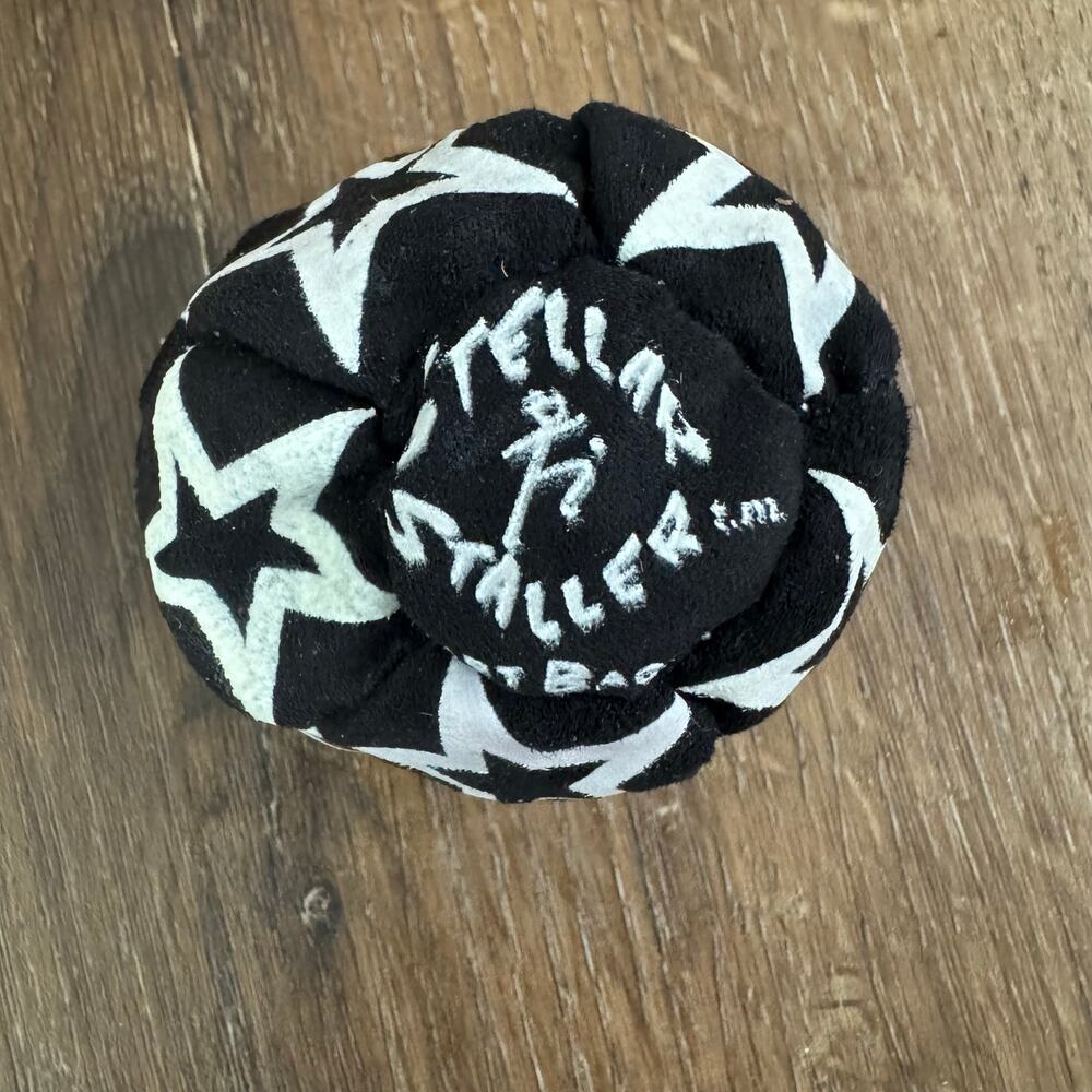 Dirtbag Stellar Staller Footbag Suede Hacky Sack in Black, Authentic